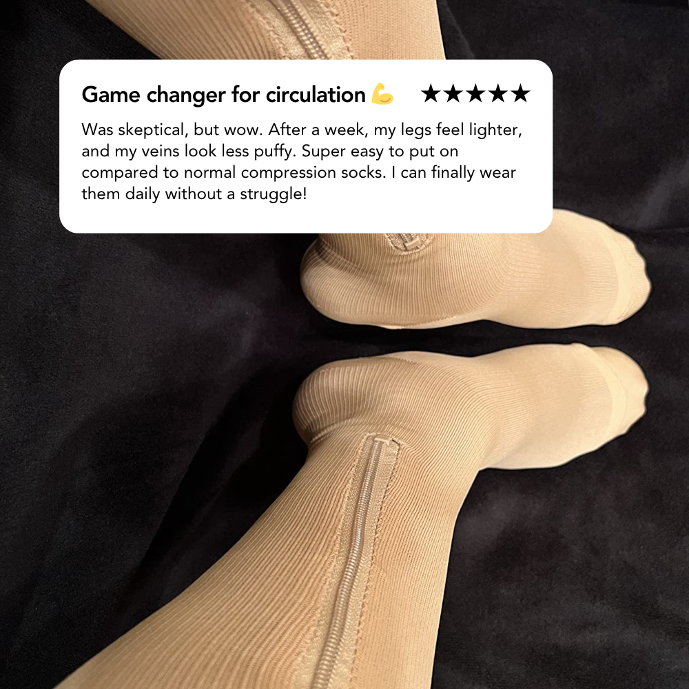 Zippable Compression Socks