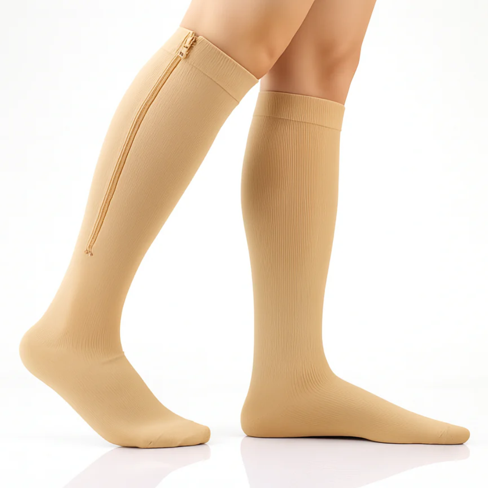 Zippable Compression Socks