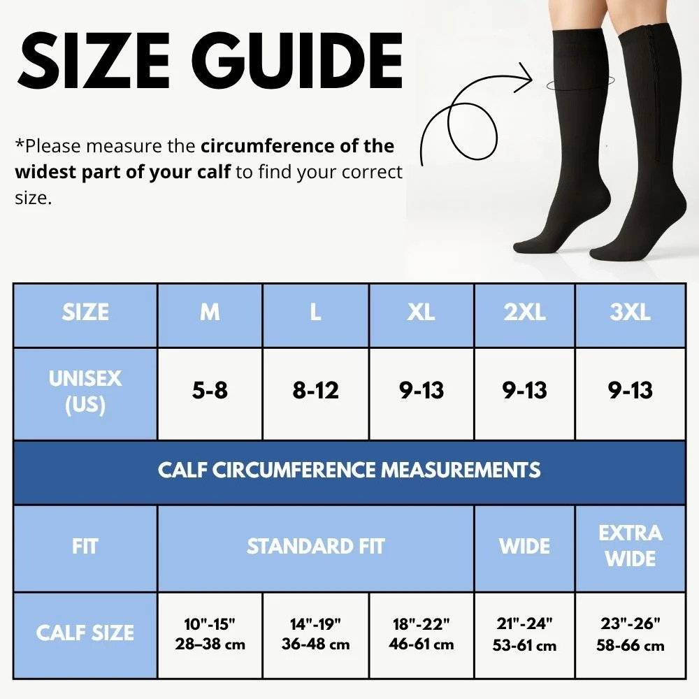 Zippable Compression Socks