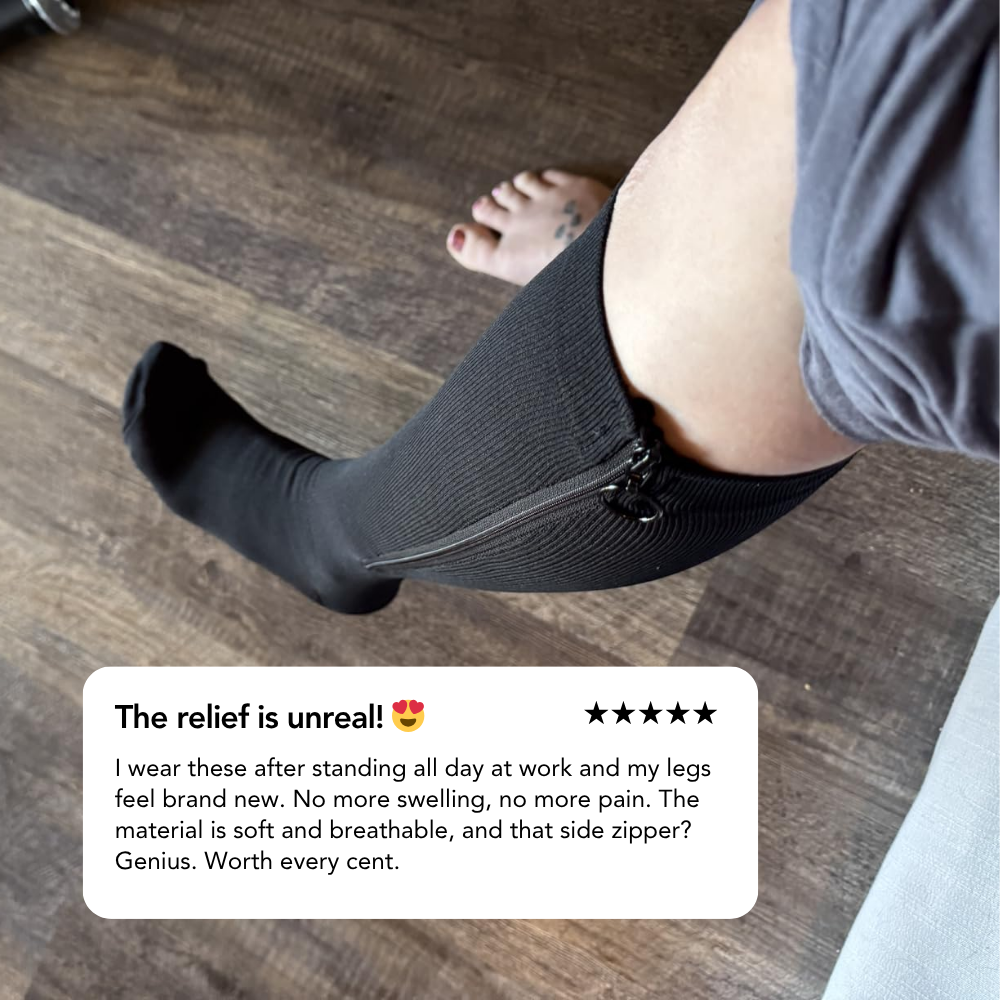 Zippable Compression Socks